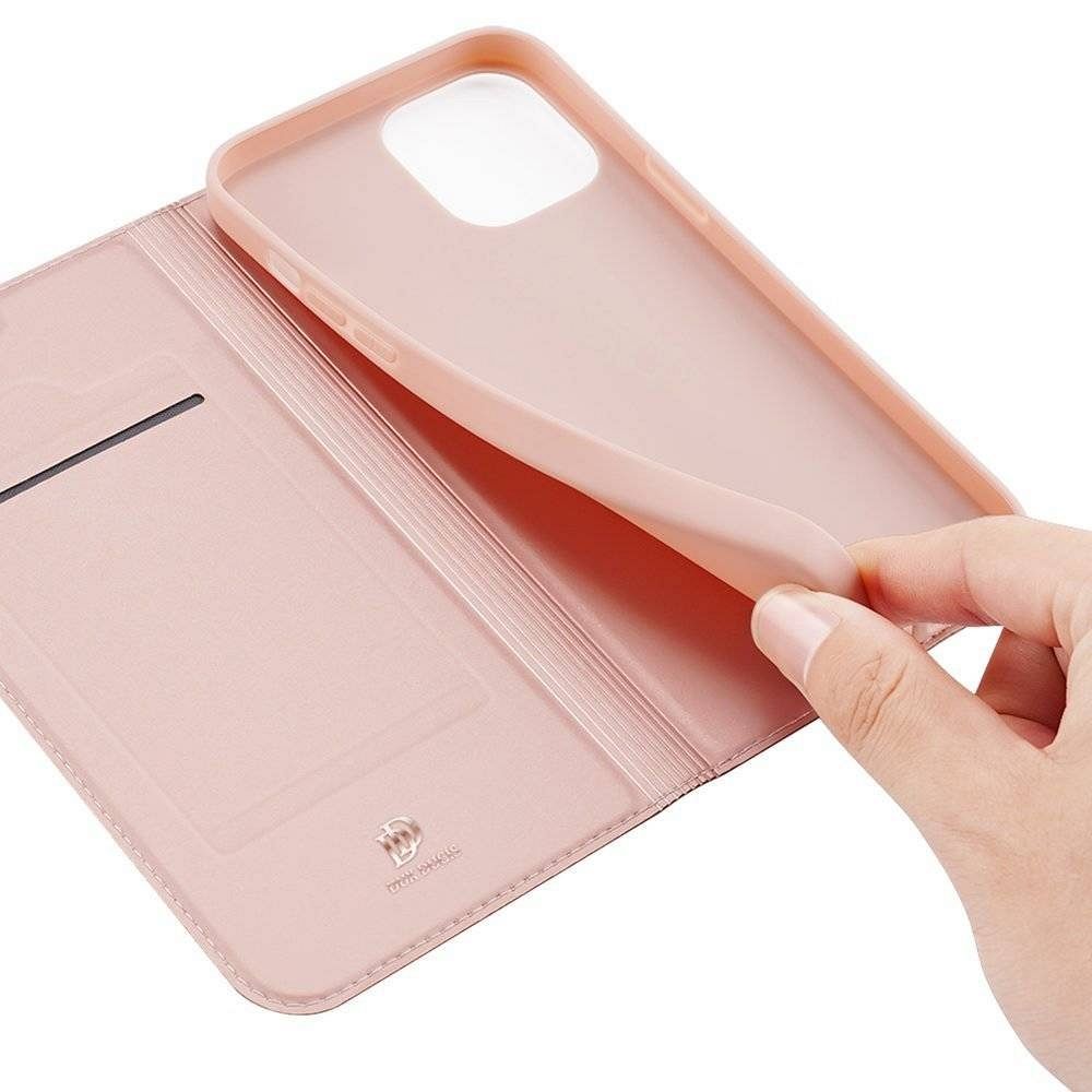 Aizsargvāciņš iPhone 13 Pro Max rose – DUX DUCIS wallet SKIN PRO — attēls 4