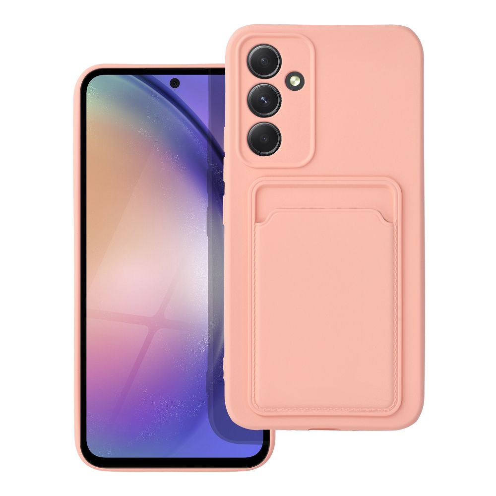 Aizsargvāciņš Samsung A54 5G – CARD, rozā
