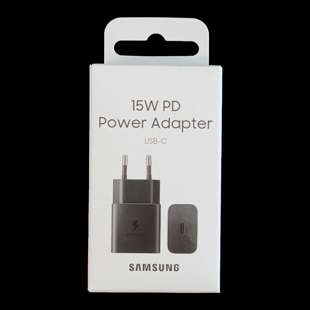 Uzlādes adapteris Samsung EP-T1510NBEGEU 15W PD USB-C AFC Wall Charger - Black — attēls 4