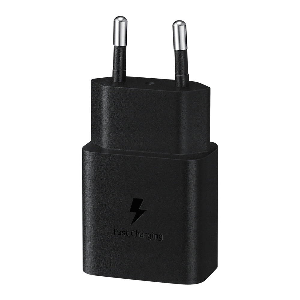 Uzlādes adapteris Samsung EP-T1510NBEGEU 15W PD USB-C AFC Wall Charger - Black — attēls 2