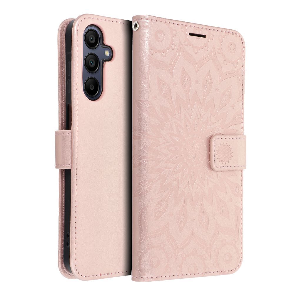 Aizsargvāciņš Samsung A15 4G / A15 5G mandala – MEZZO, rozā zelta — attēls 2