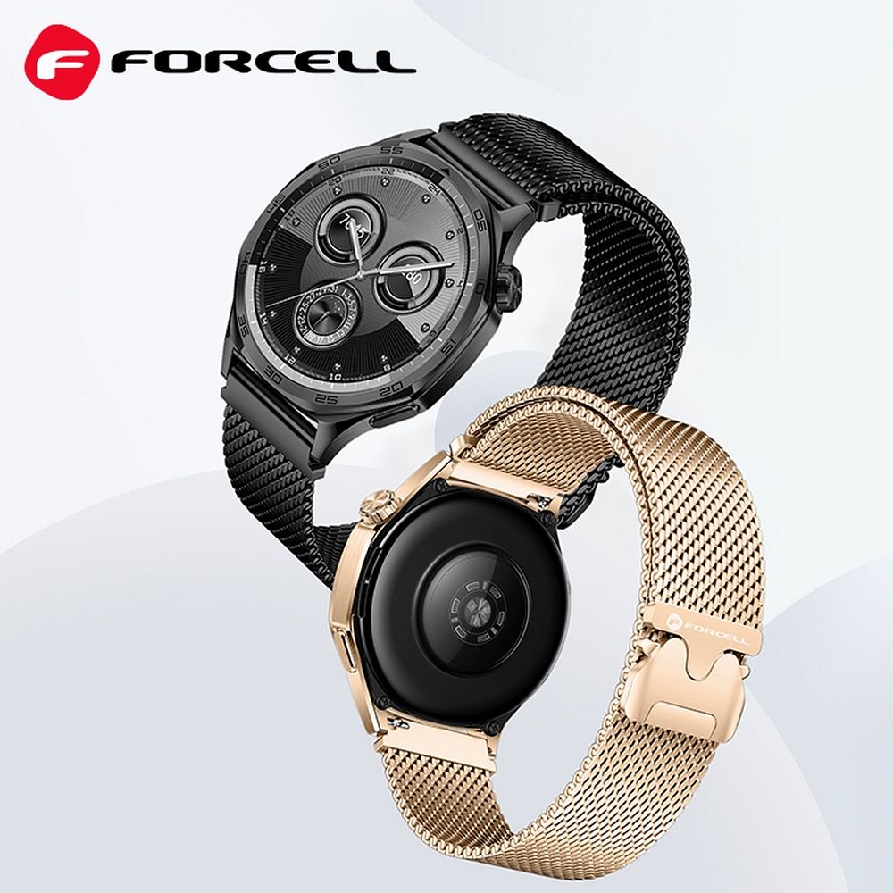 Forcell F-Design FS10 siksniņa Samsung Galaxy Watch 22 mm, zelta