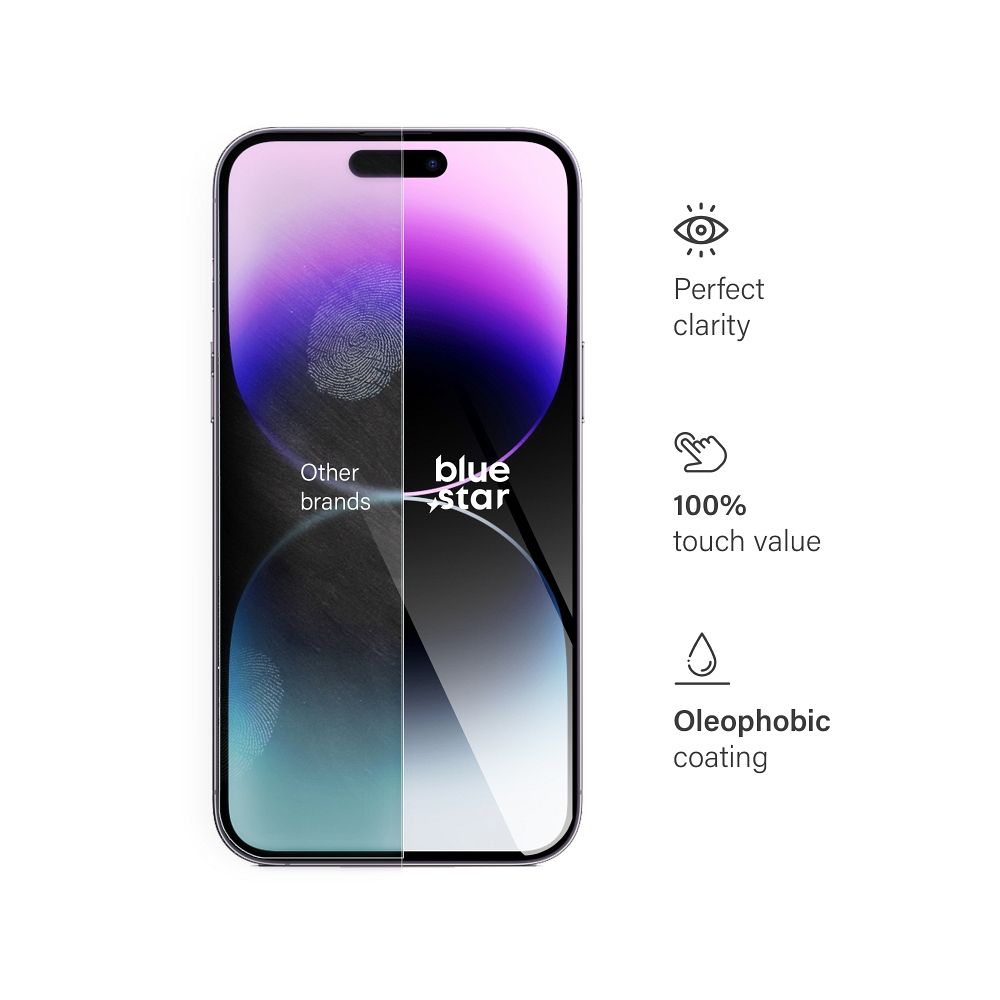 Aizsargstikls iPhone 14Pro – Blue Star — attēls 4