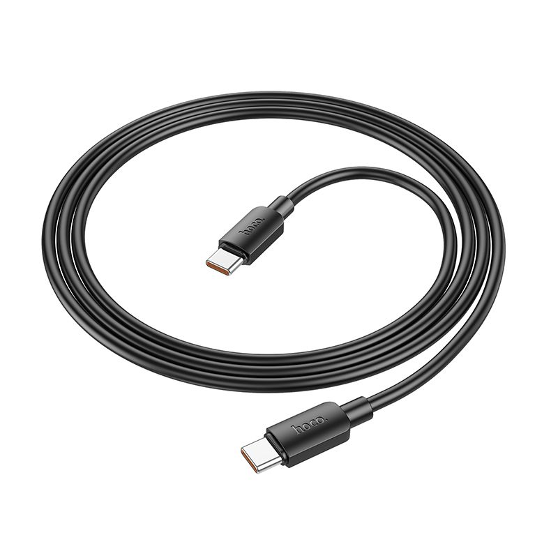 Kabelis HOCO cable Type C to Type C PD 6A 100W X96 1 m black — attēls 2
