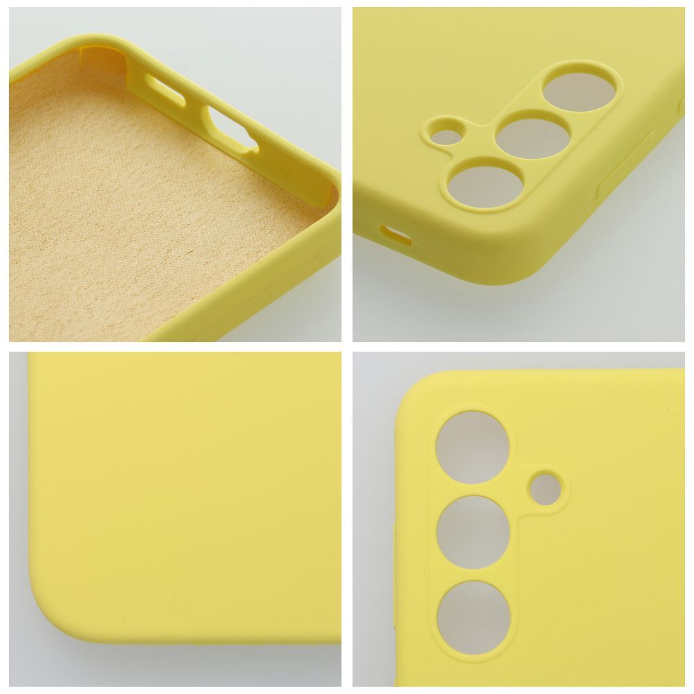 Aizsargvāciņš Samsung S24 FE lemon – SILICONE 2mm — attēls 3
