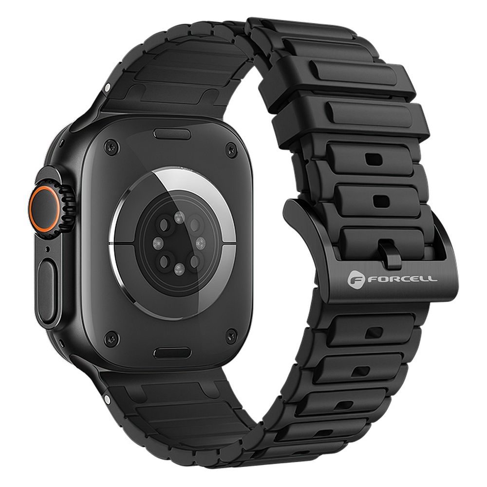 Forcell F-Design FA06 siksniņa Apple Watch 38 / 40 / 41 mm, melna