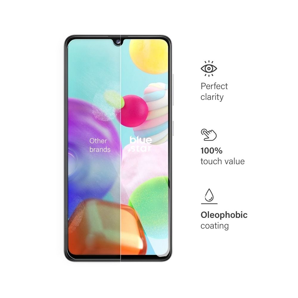 Aizsargstikls Samsung Galaxy A41 – Blue Star — attēls 4