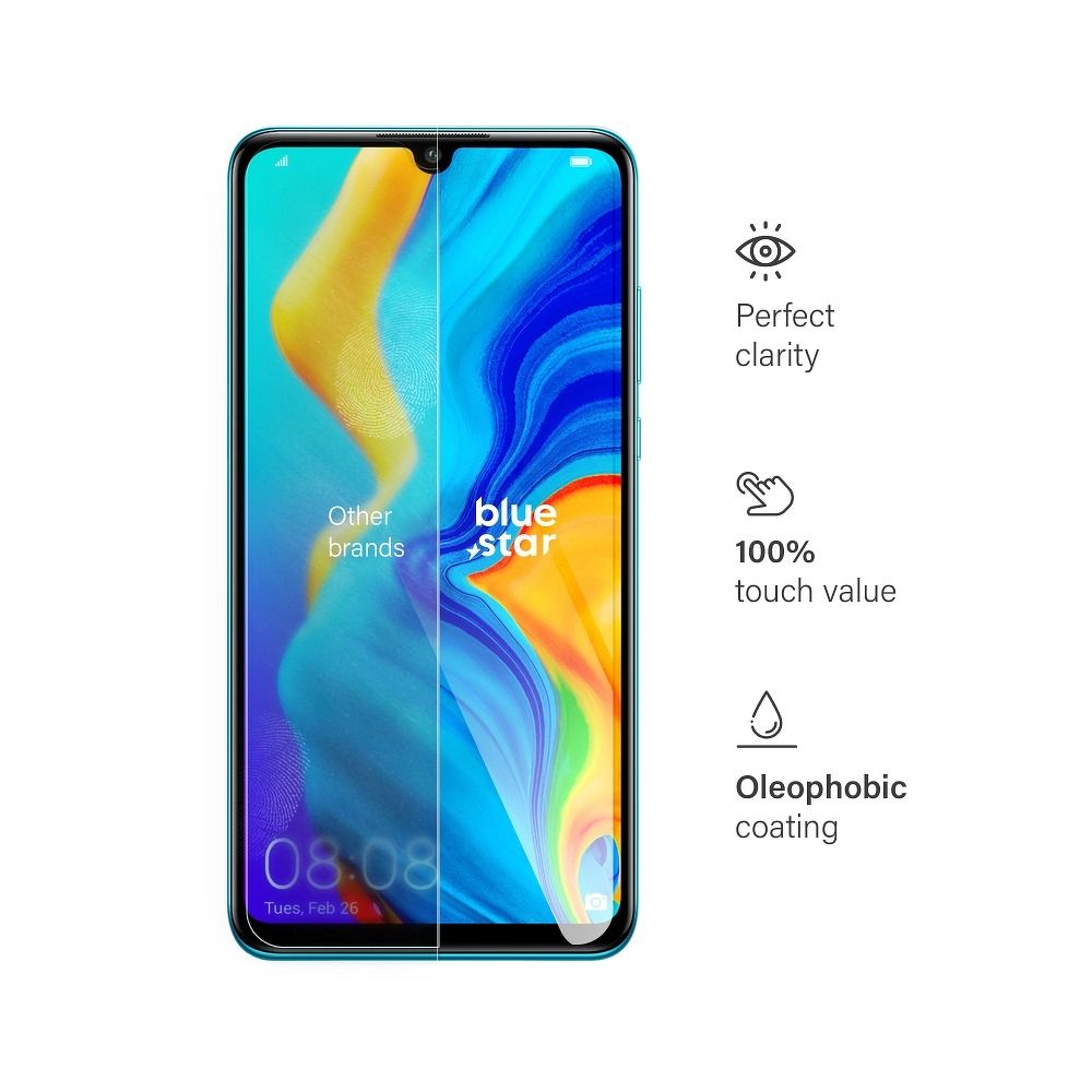 Aizsargstikls HUAWEI P30 Lite – Blue Star — attēls 4