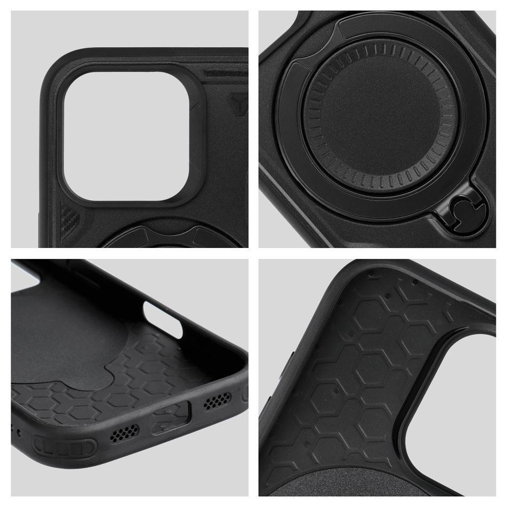 Frost Armor aizsargvāciņš iPhone 16e (SE 4 2025) / 17e, melns