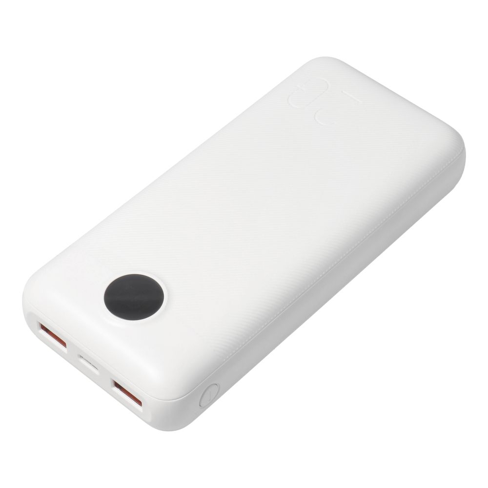 Ārējais akumulators VEGER powerbank 20 000 mAh PD QC3.0 2A20W L20S (VP2039PD / W2039PD) white — attēls 4