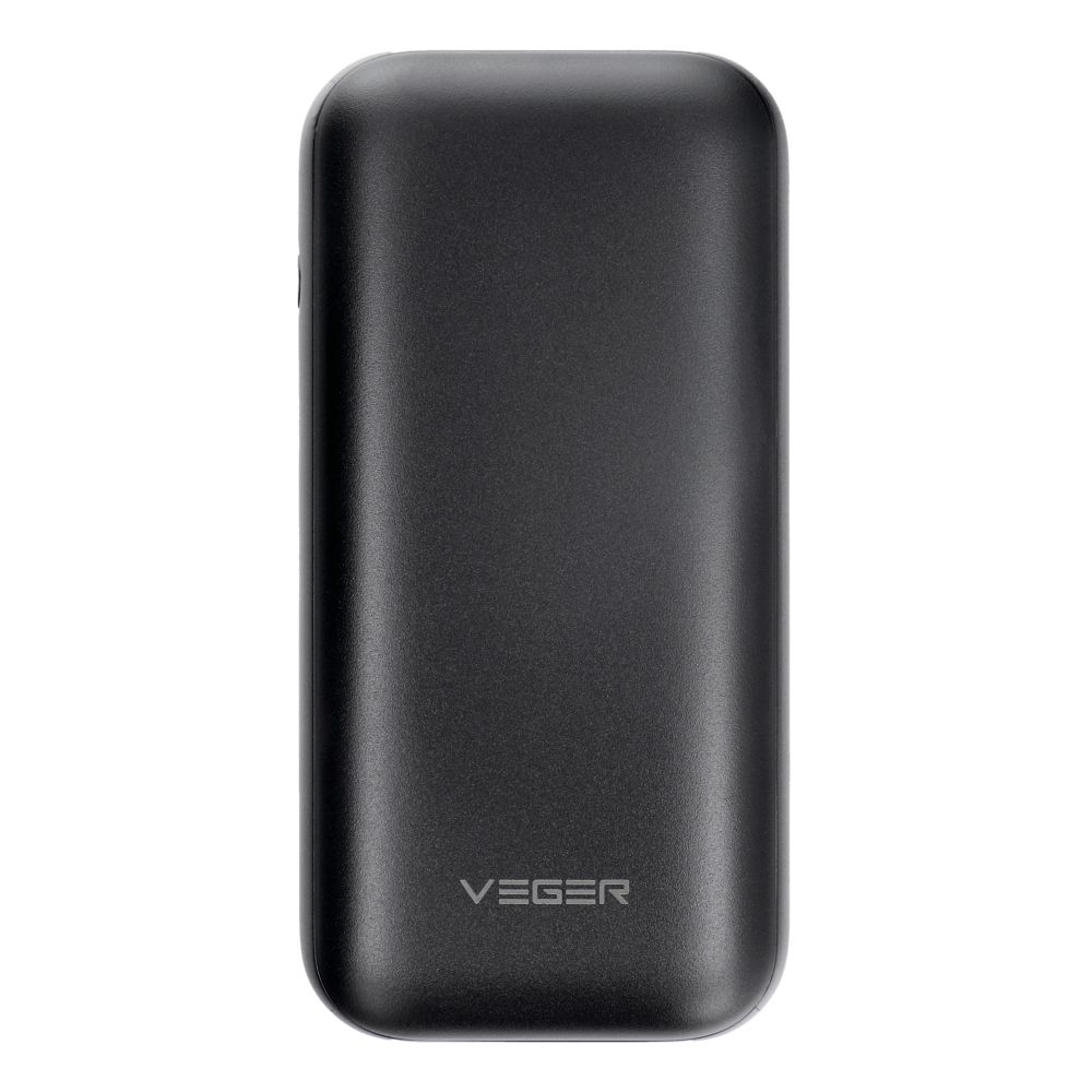 Ārējais akumulators VEGER powerbank 10 000 mAh PD QC3.0 3A 20W S10 (W1135) black — attēls 3