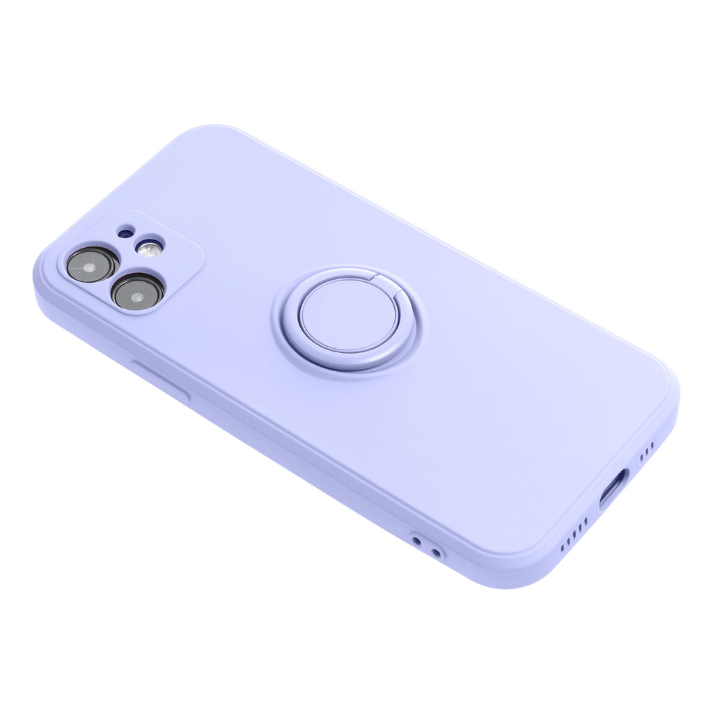 Aizsargvāciņš iPhone 7 / 8 / SE 2020 / SE 2022 – SILICONE RING, violets — attēls 3