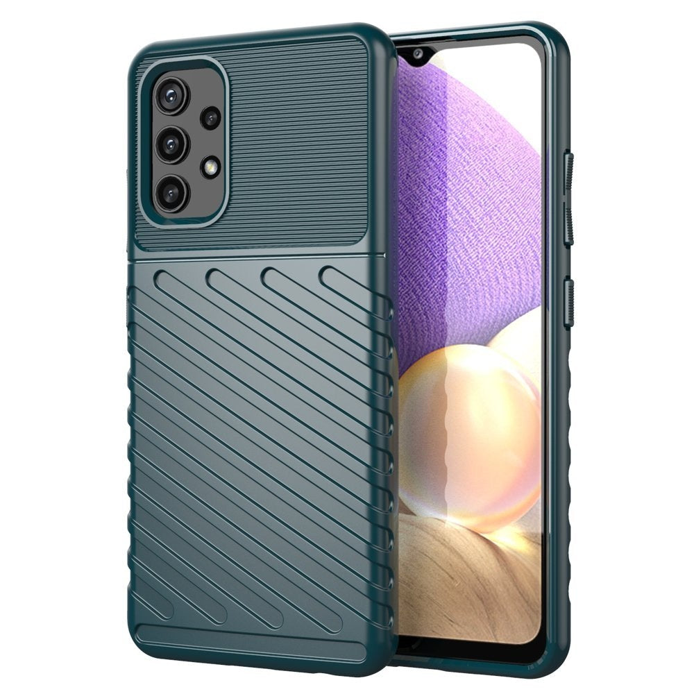 Thunder Case TPU aizsargvāciņš Samsung Galaxy A72 4G, zaļš