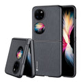 Dux Ducis Fino aizsargvāciņš Huawei P50 Pocket ar neilona apdari, melns
