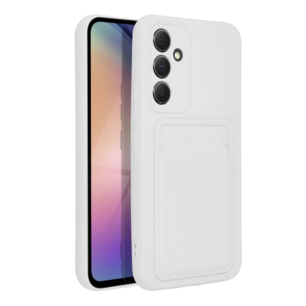 Aizsargvāciņš Samsung A54 5G – CARD, balts — attēls 2