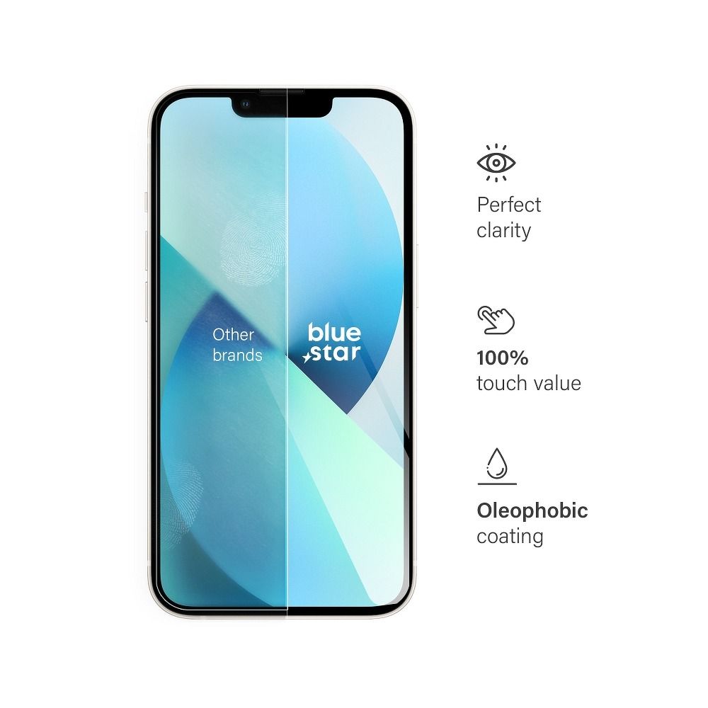 Aizsargstikls iPhone 13 mini – Blue Star — attēls 4