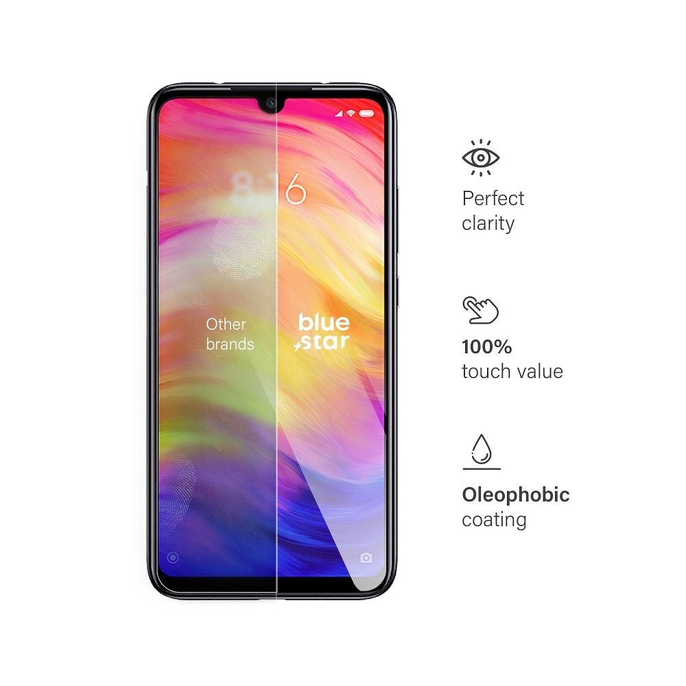 Aizsargstikls Xiaomi Redmi Note 7 – Blue Star — attēls 4