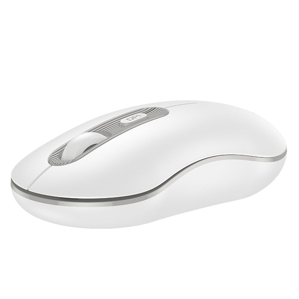 HOCO wireless computer mouse 2,4G 1600 dpi GM21 white — attēls 2