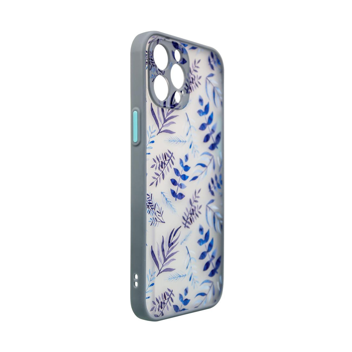 Design Case aizsargvāciņš Samsung Galaxy A13 5G ar ziedu rakstu, tumši zils