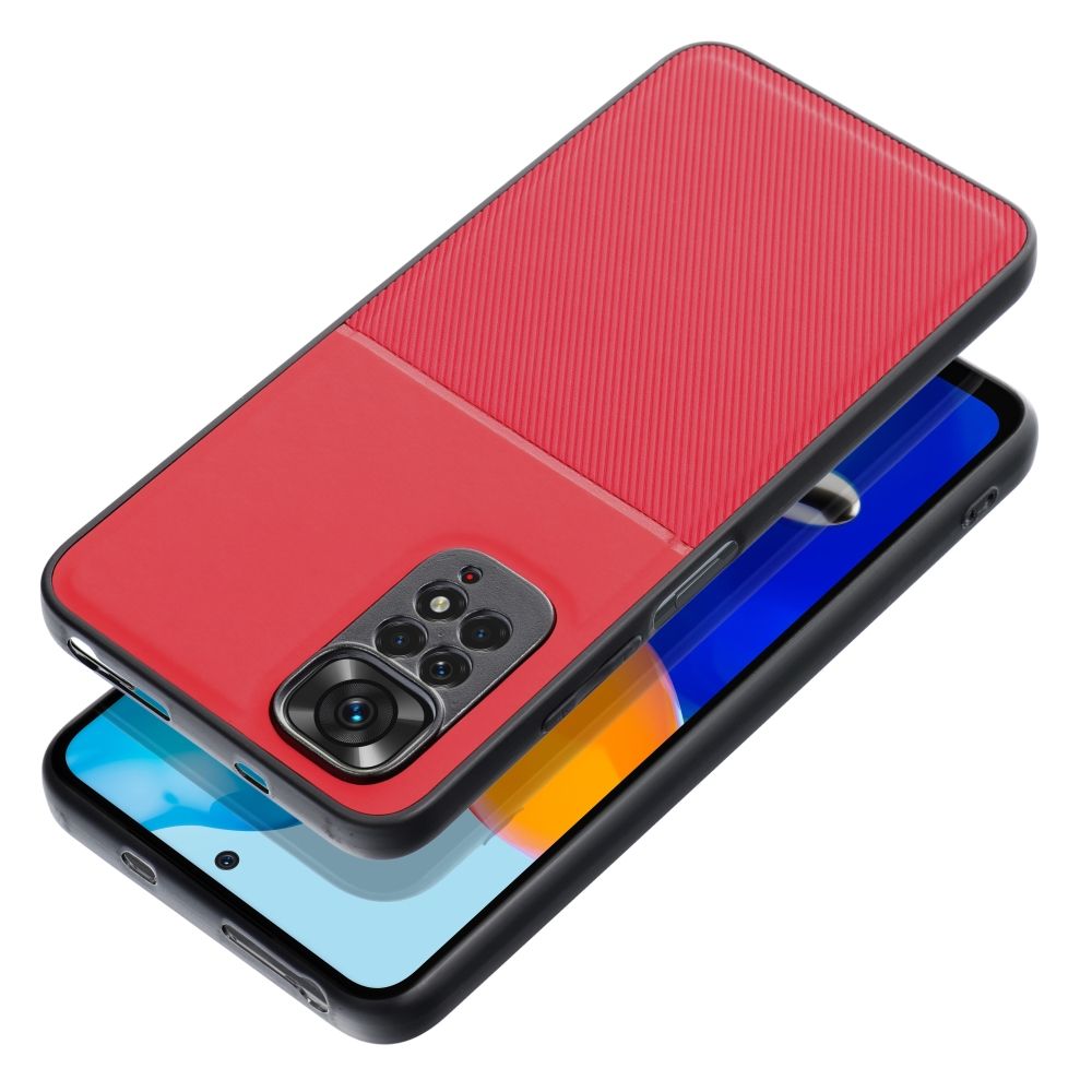 Aizsargvāciņš Xiaomi Redmi Note 11 / 11S – NOBLE, sarkans — attēls 3