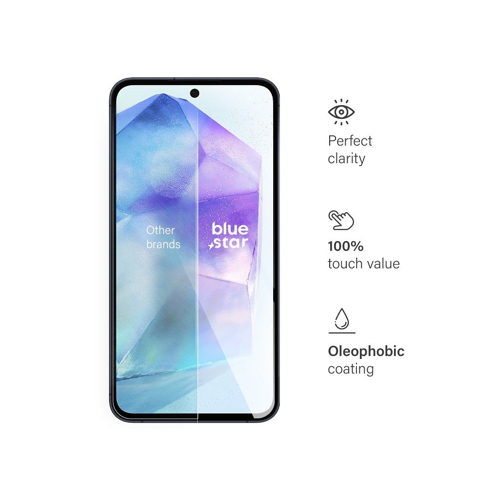 Aizsargstikls Samsung Galaxy A55 5G – Blue Star — attēls 4