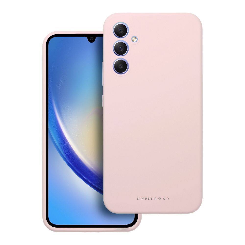 Aizsargvāciņš Samsung Galaxy A34 5G Light – Roar Cloud-Skin, rozā