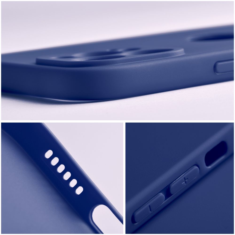Aizsargvāciņš iPhone 16 Pro – SOFT, tumši zils — attēls 2