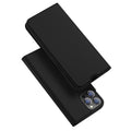 Aizsargvāciņš iPhone 13 Pro – DUX DUCIS wallet SKIN PRO, melns