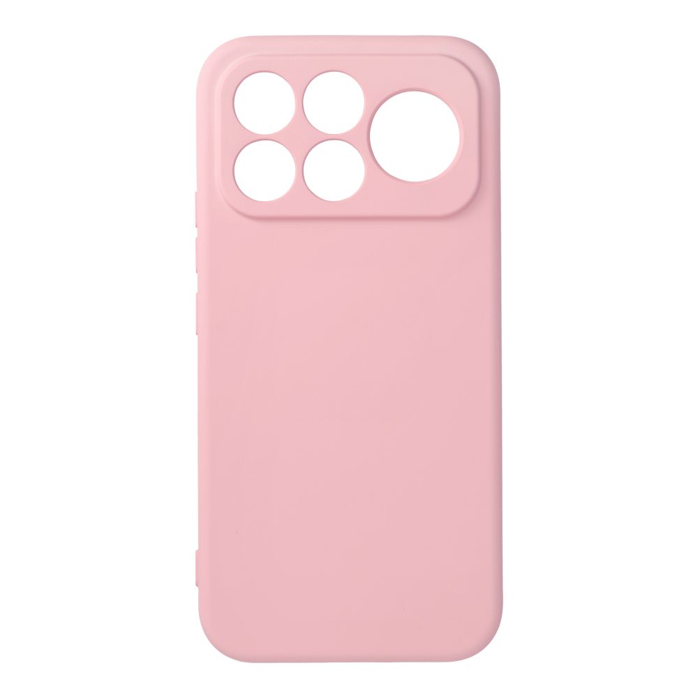 Silicone aizsargvāciņš Poco F9 Pro, pūderrozā