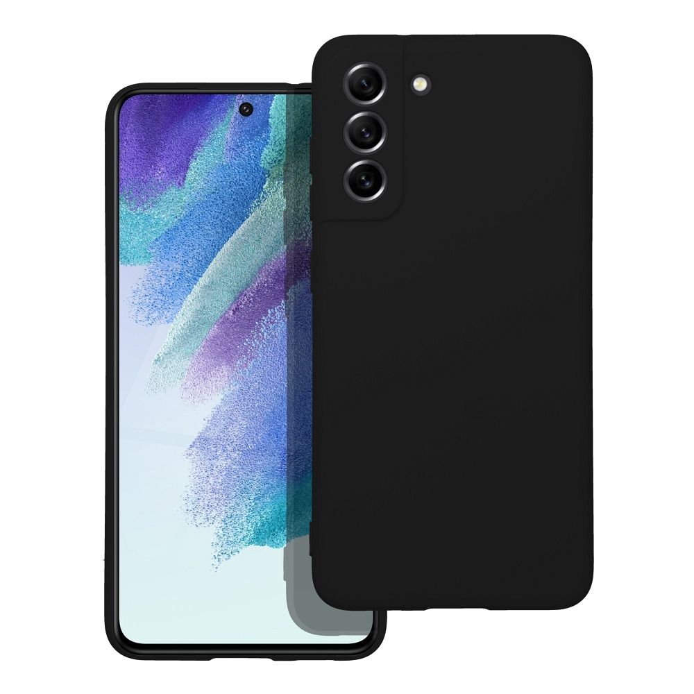 Aizsargvāciņš Samsung S21 FE – SILICONE, melns