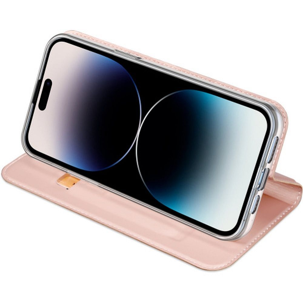 Aizsargvāciņš iPhone 15 Pro Max rose – DUX DUCIS wallet SKIN PRO — attēls 4