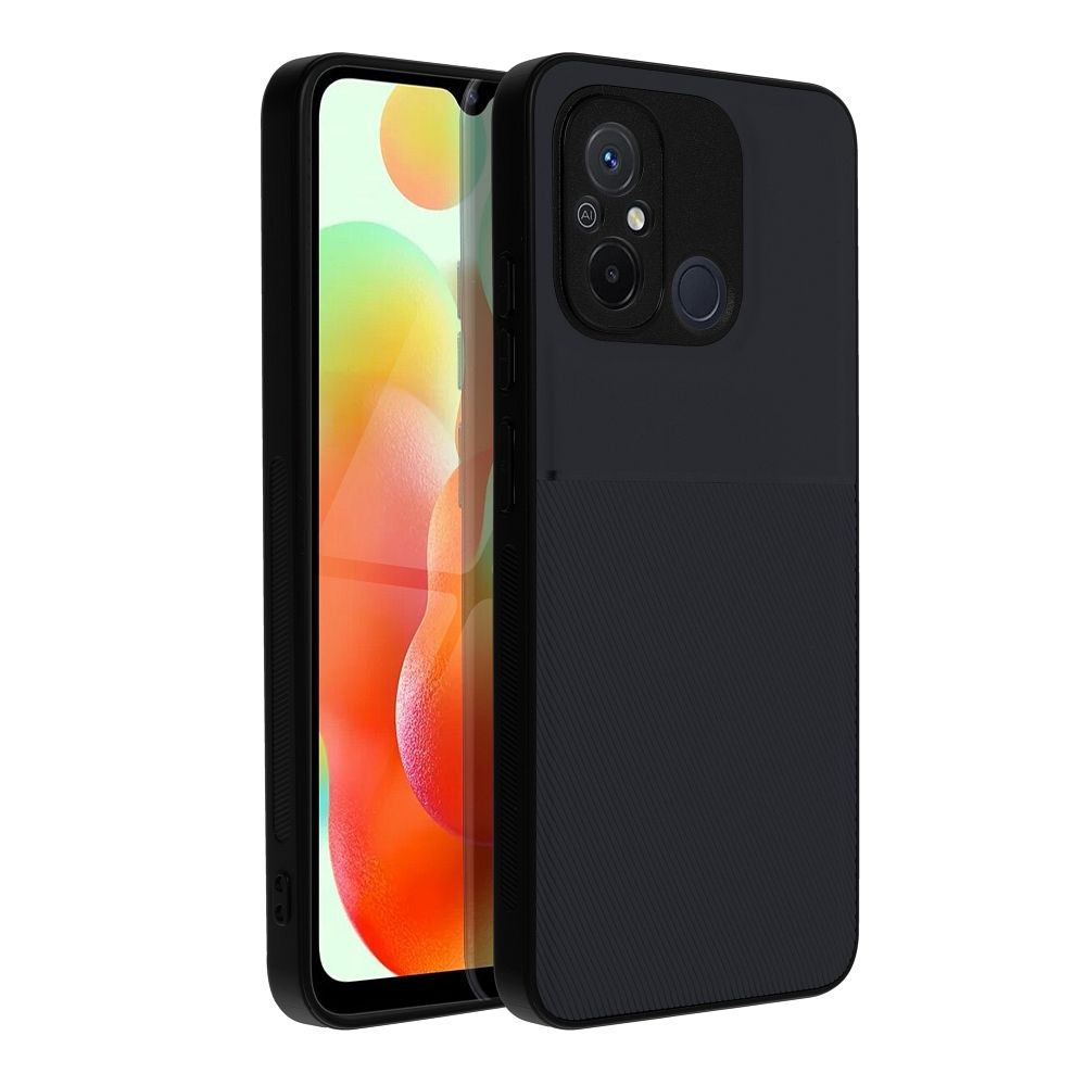 Aizsargvāciņš Xiaomi Redmi 12C – NOBLE, melns — attēls 2