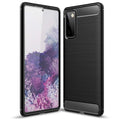 Aizsargvāciņš Samsung S20 FE / S20 FE 5G – CARBON, melns
