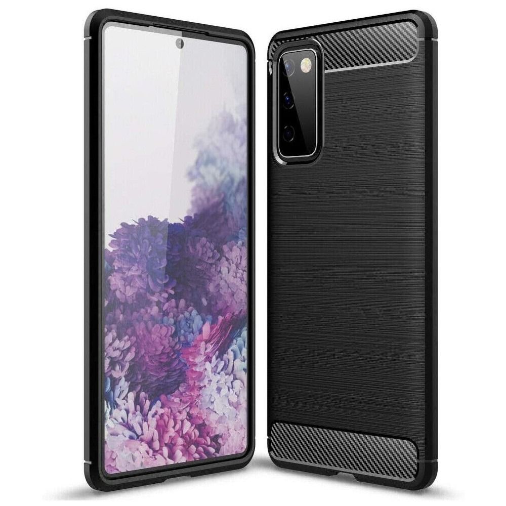 Aizsargvāciņš Samsung S20 FE / S20 FE 5G – CARBON, melns
