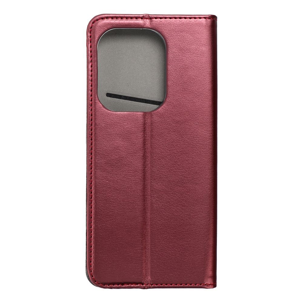Aizsargvāciņš Xiaomi Redmi Note 13 Pro 4G – SMART MAGNETO, bordo — attēls 2
