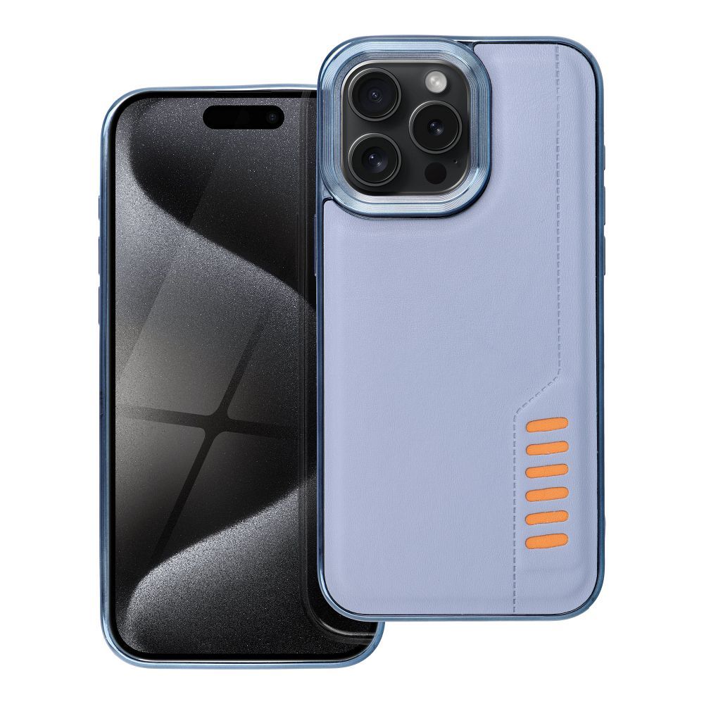 Aizsargvāciņš iPhone 15 Pro Max – MILANO, zils