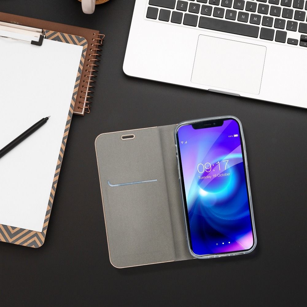 Aizsargvāciņš Xiaomi Redmi Note 8 Pro – LUNA Gold, sudraba — attēls 3