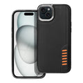 Aizsargvāciņš iPhone 15 Plus – MILANO, melns