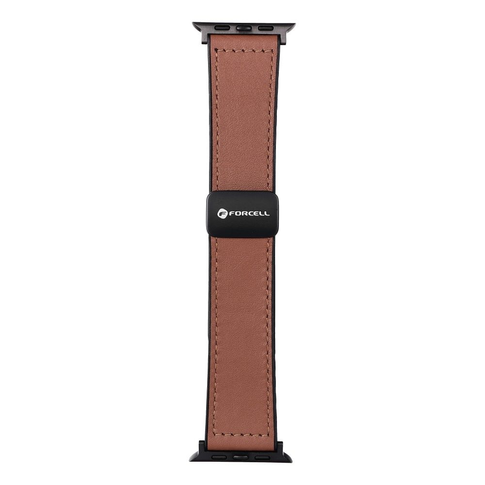 Forcell F-Design FA21 siksniņa Apple Watch 38 / 40 / 41 mm, brūna