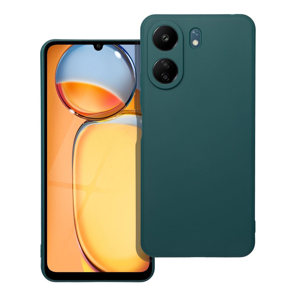 Aizsargvāciņš Xiaomi Redmi 13C / POCO C65 – MATT, tumši zaļš