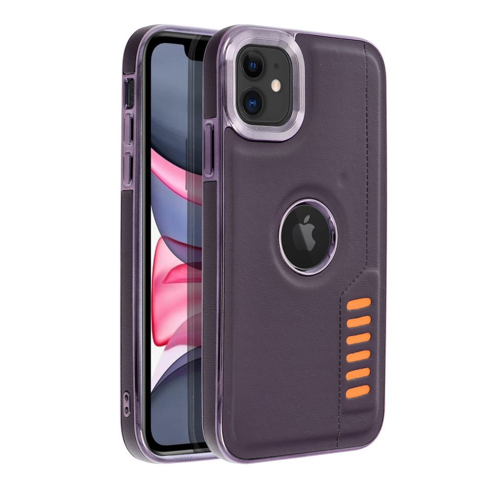 Aizsargvāciņš iPhone 11 dark – MILANO, violets — attēls 2