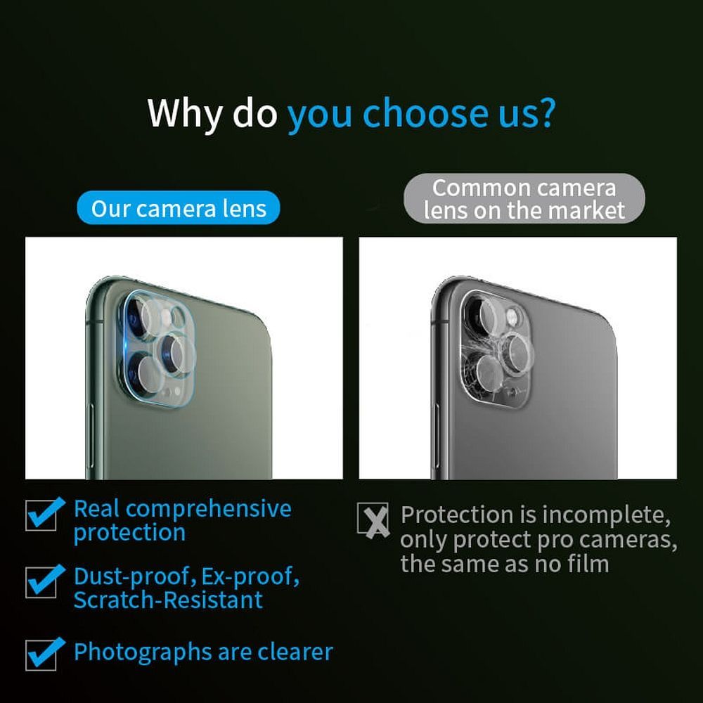 Kameras aizsargstikls Apple iPhone 15 Pro/15 Pro Max camera lenses – Bestsuit Flexible — attēls 3