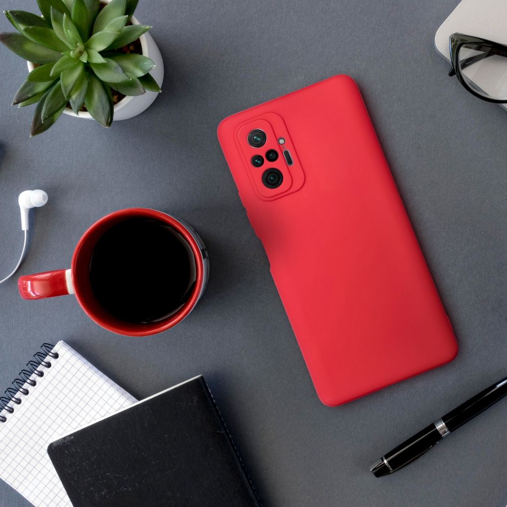 Aizsargvāciņš Xiaomi Redmi Note 13 4G – SOFT, sarkans — attēls 3