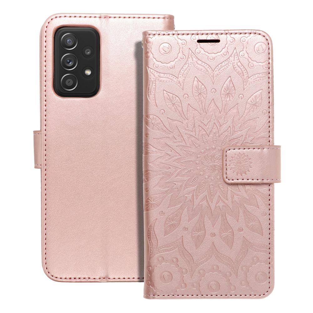 Aizsargvāciņš Samsung A52 5G / A52 LTE ( 4G ) / A52s 5G mandala – MEZZO, rozā zelta