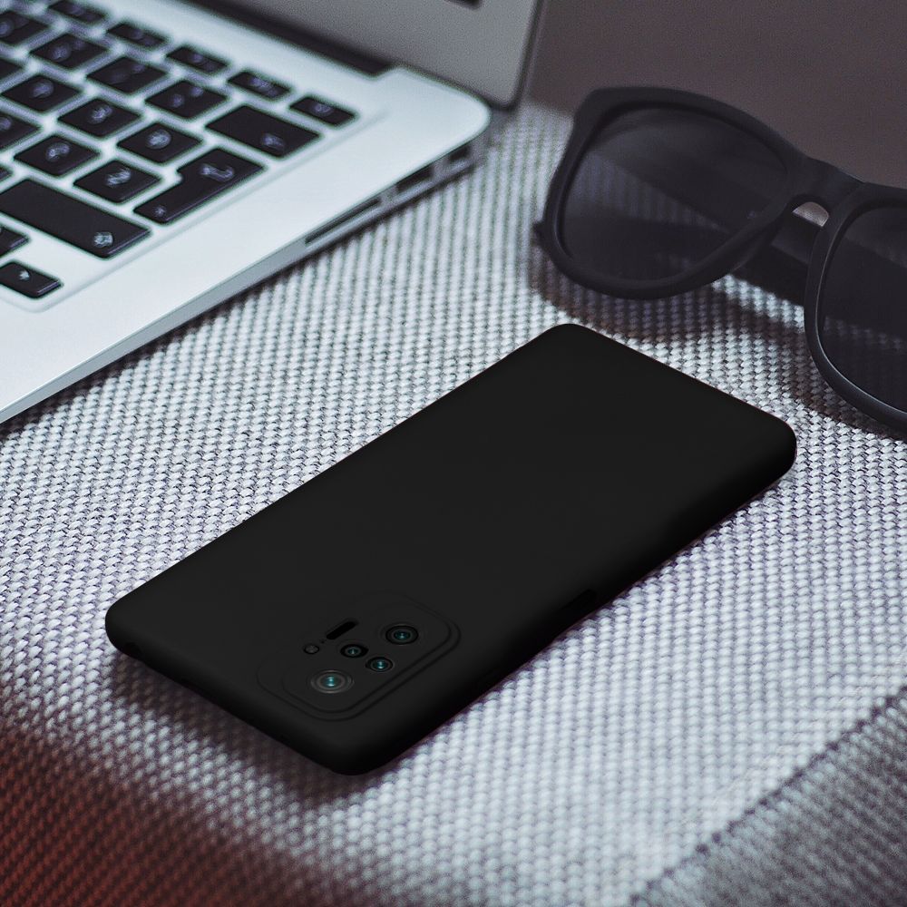 Aizsargvāciņš Xiaomi Redmi 9C – SOFT, melns — attēls 4