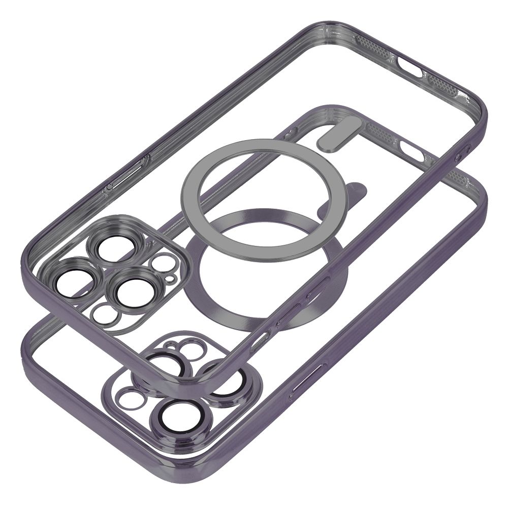 Aizsargvāciņš iPhone 15 – ELECTRO MAG compatible with MagSafe, melns — attēls 2