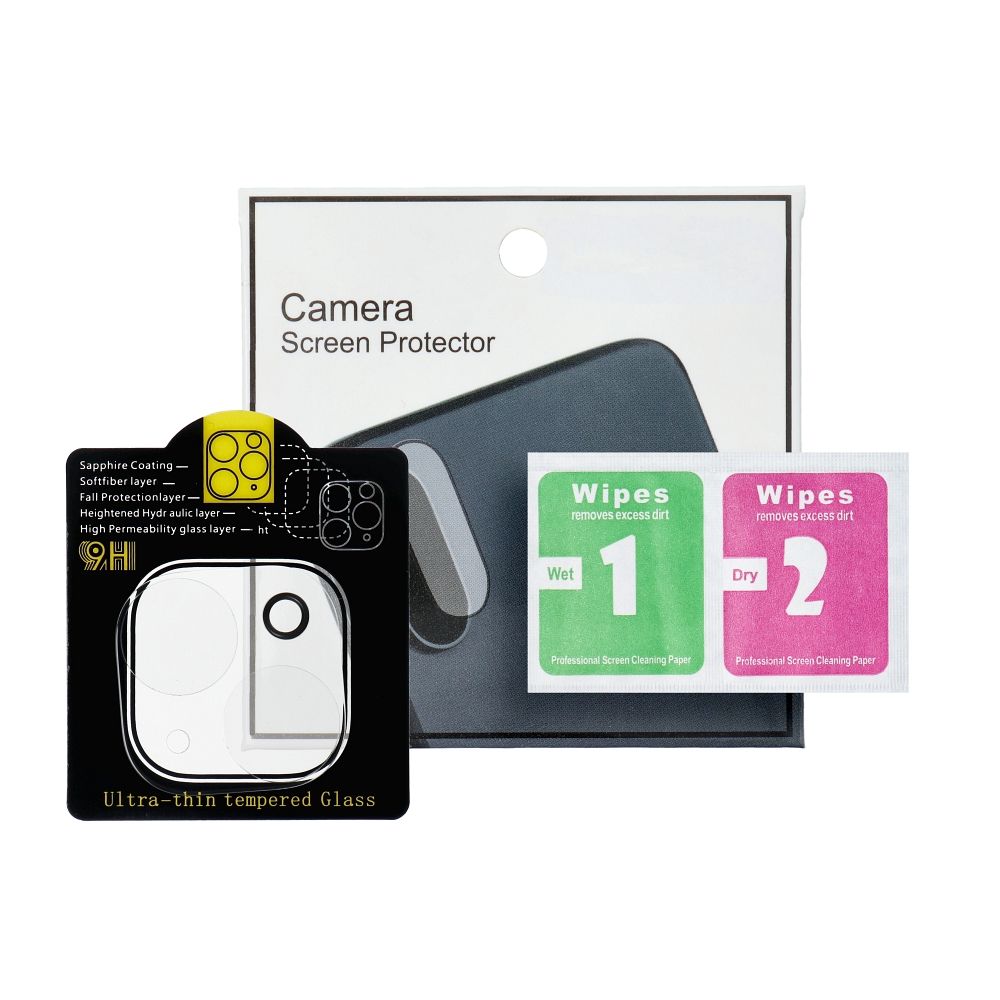 Kameras aizsargstikls Samsung Galaxy A14 4G / A14 5G – 5D Full Glue Camera, melns — attēls 2