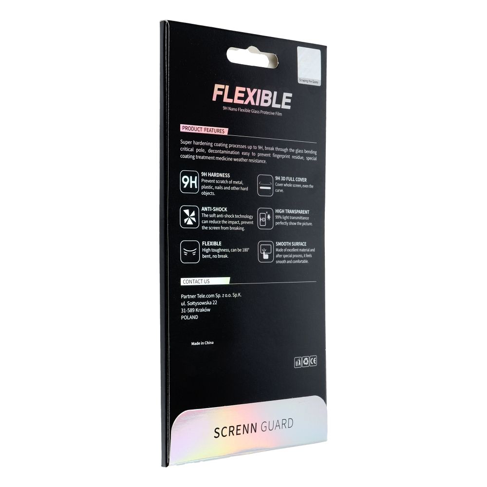Aizsargstikls Apple iPhone 12 mini – Bestsuit Flexible 5D, melns — attēls 3