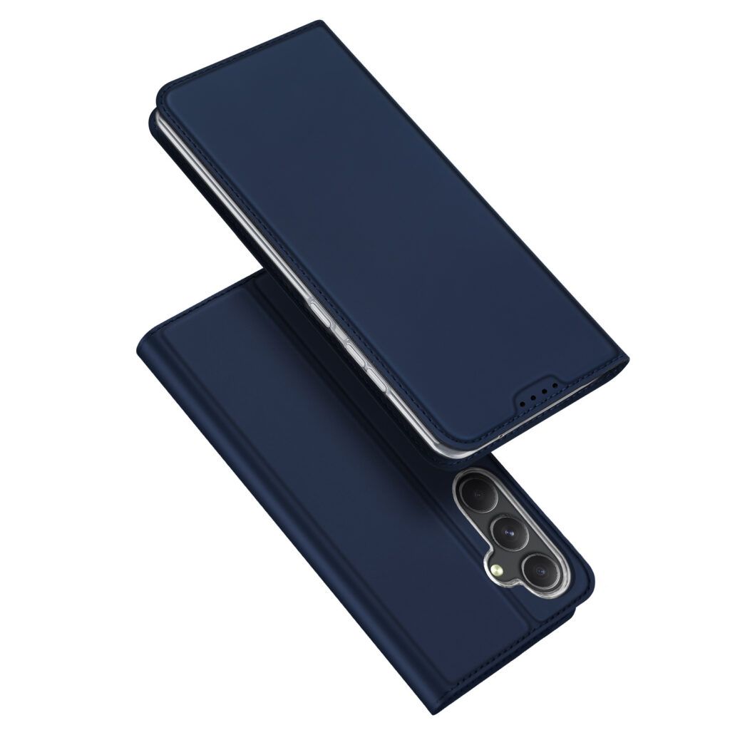 Aizsargvāciņš Samsung S23 FE – DUX DUCIS wallet SKIN PRO, zils
