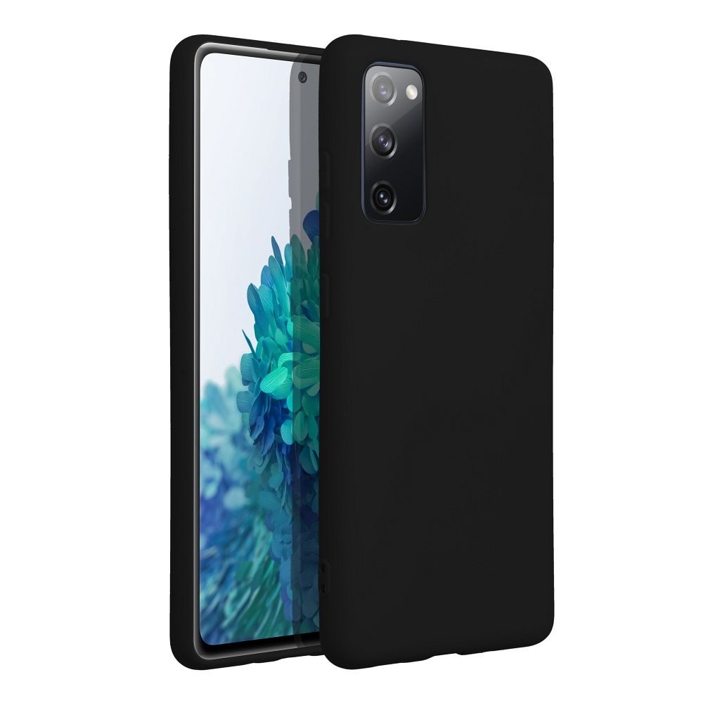 Aizsargvāciņš Samsung S20 FE / S20 FE 5G – SILICONE, melns — attēls 2
